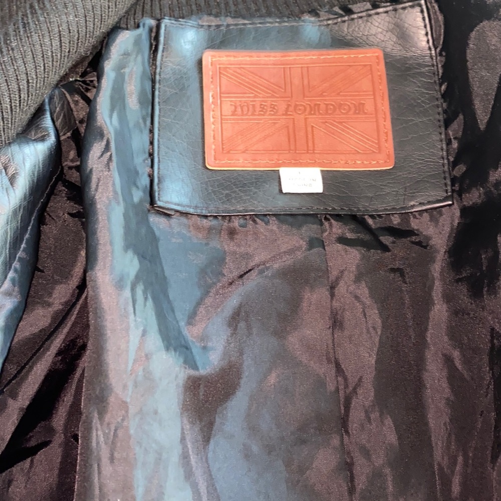 2niss London women leather jacket